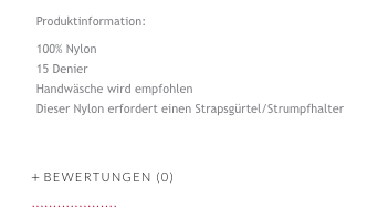 Beoordelingen geven voor producten van Vickys Nylons