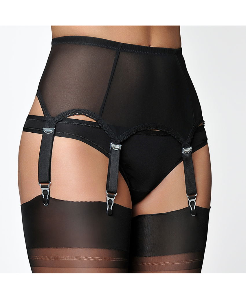 Retro Powermesh, 6 straps - black