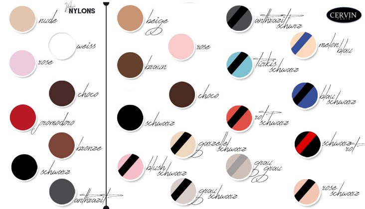 Cervin nylon stockings, Seduction Coutoure 15 Dn, seam - Image 2