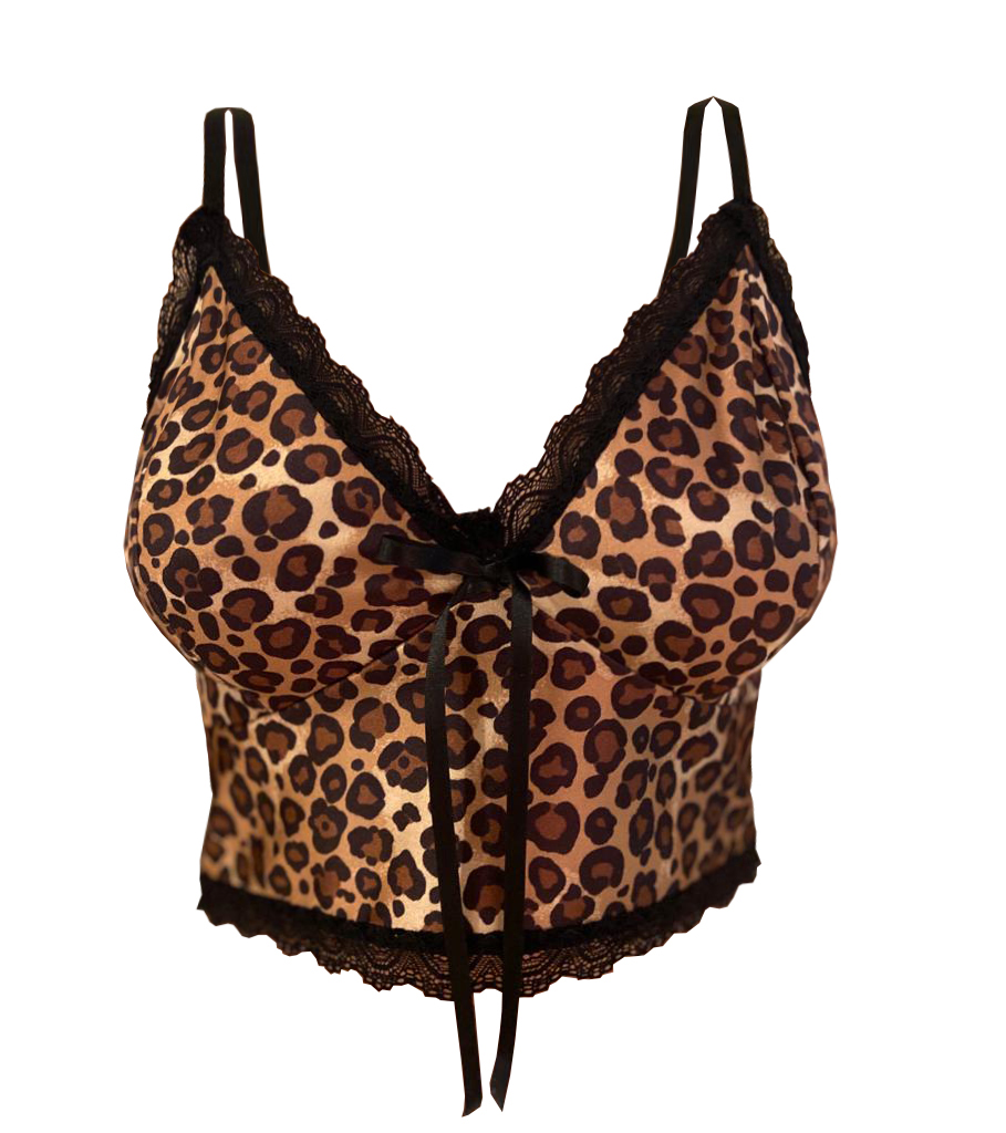 Animal print bralette