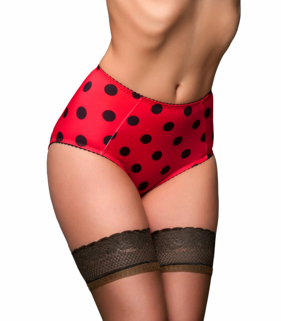 'Betty' Ladybird camisole - red black or pink white