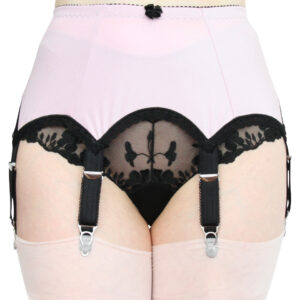 Suspender belt 6 Strap Colors Marshmallow rose