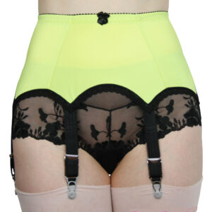 Suspender belt 6 Strap Colors Primrose Yellow