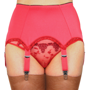 Suspender belt 6 Strap Colors Simply Red