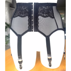 Lina is the sleek sister of our Zoe suspender belt – the same flattering shape and quality, but without the lace skirt for a clean, refined silhouette.