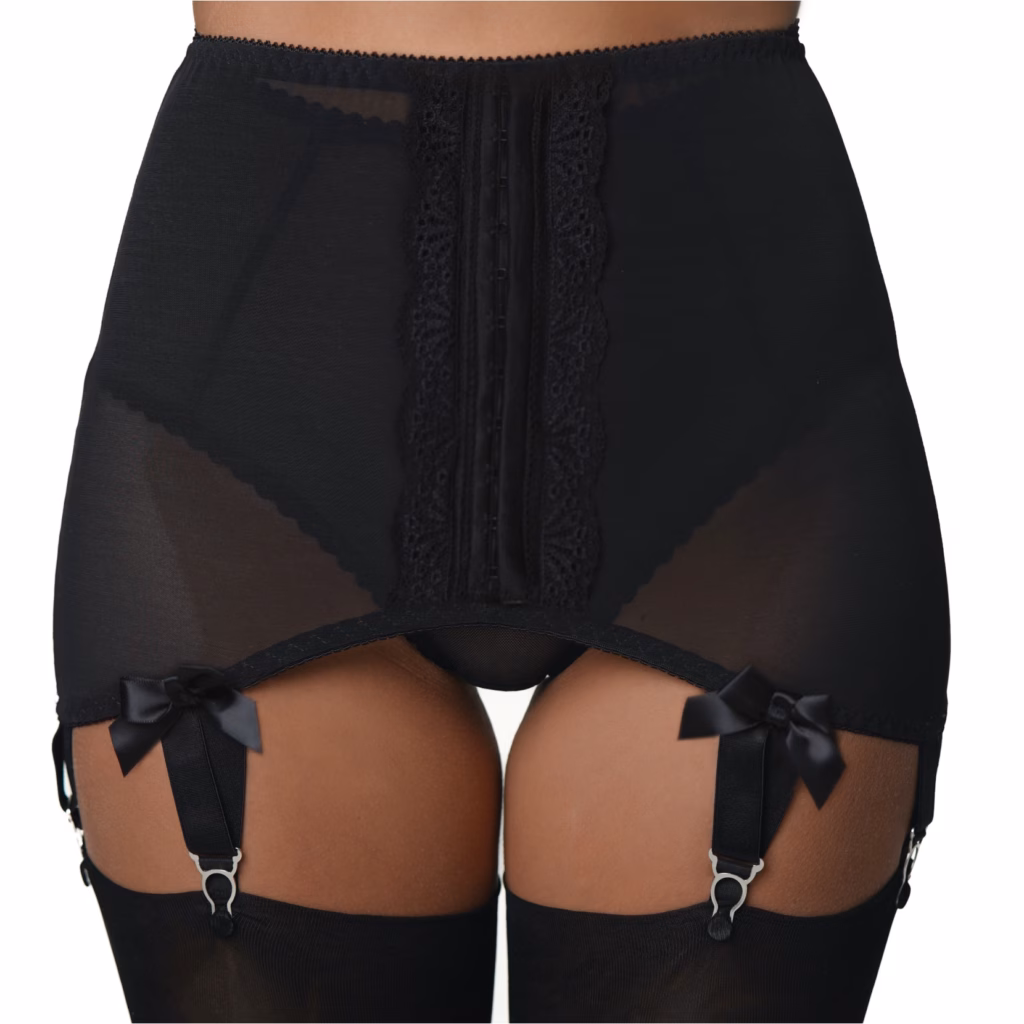 Lolita - Retro black - 6 strap bodice - something different!